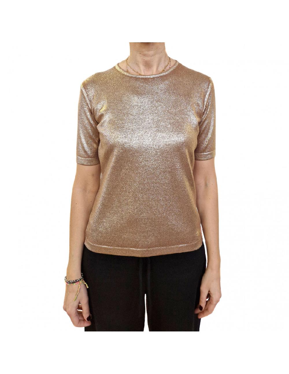 Angelo marani MAGLIA M/C LAMINATA