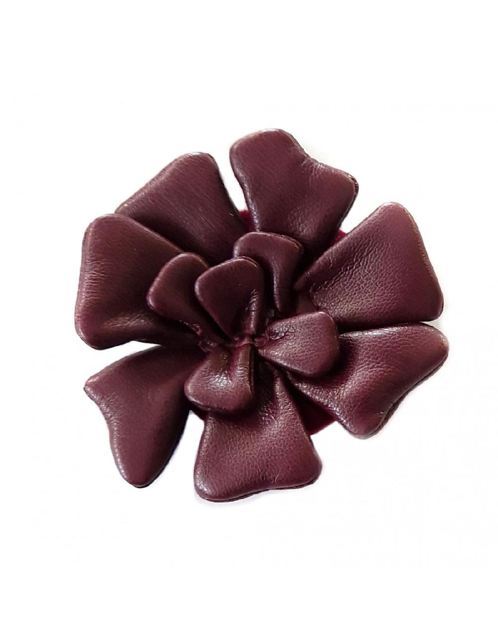 Angelo marani SPILLA FIORE IN ECOPELLE PICCOLA