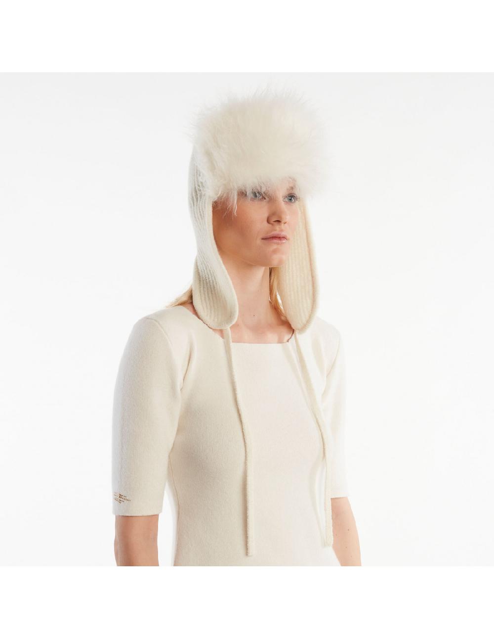 Angelo Marani BERRETTO AVIATORE C/PELLICCIA CACHEMIRE