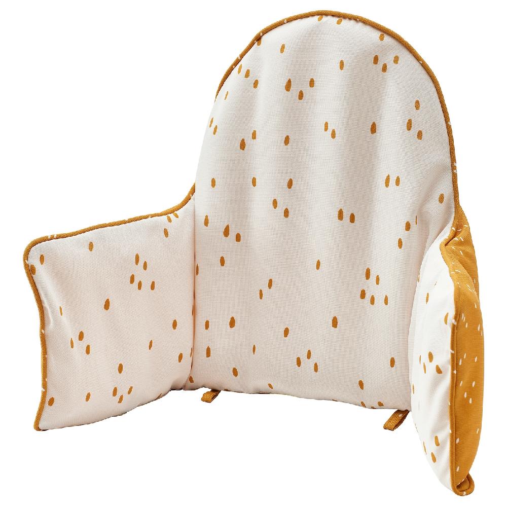 IKEA ANTILOP Cuscino Di Sostegno E Fodera Giallo Scuro/bianco A Pois