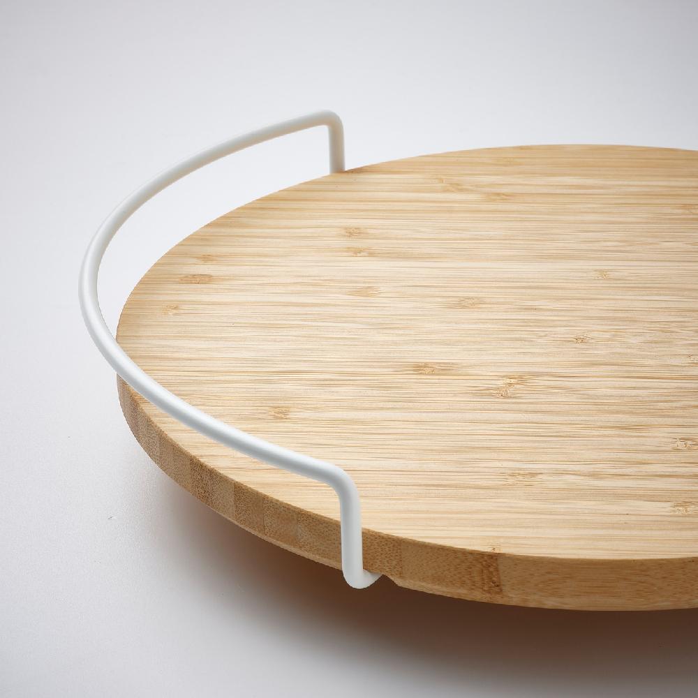 IKEA APTITLIG Vassoio Girevole Portaoggetti Bambù 28 Cm