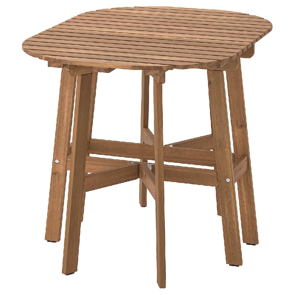 IKEA ASKHOLMEN Tavolo A Ribalta Da Esterno Marrone Scuro