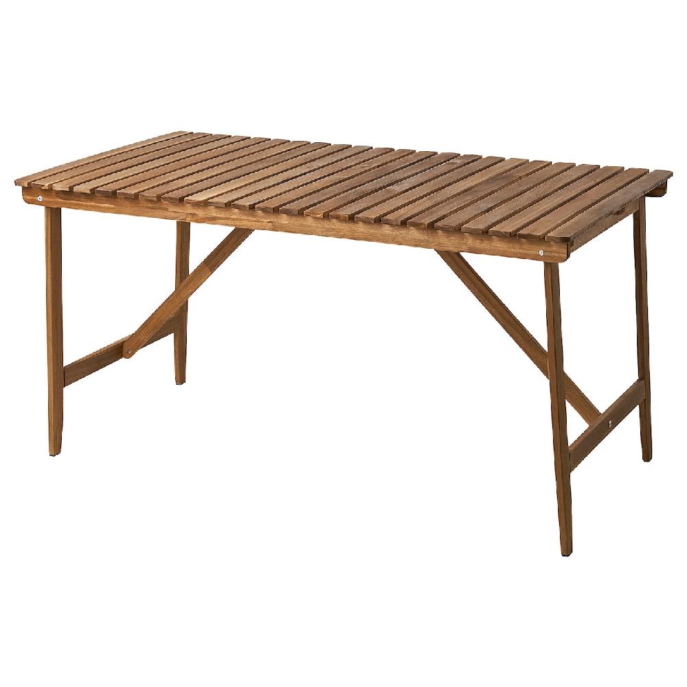 IKEA ASKHOLMEN Tavolo Da Giardino Marrone Scuro 143x75 Cm