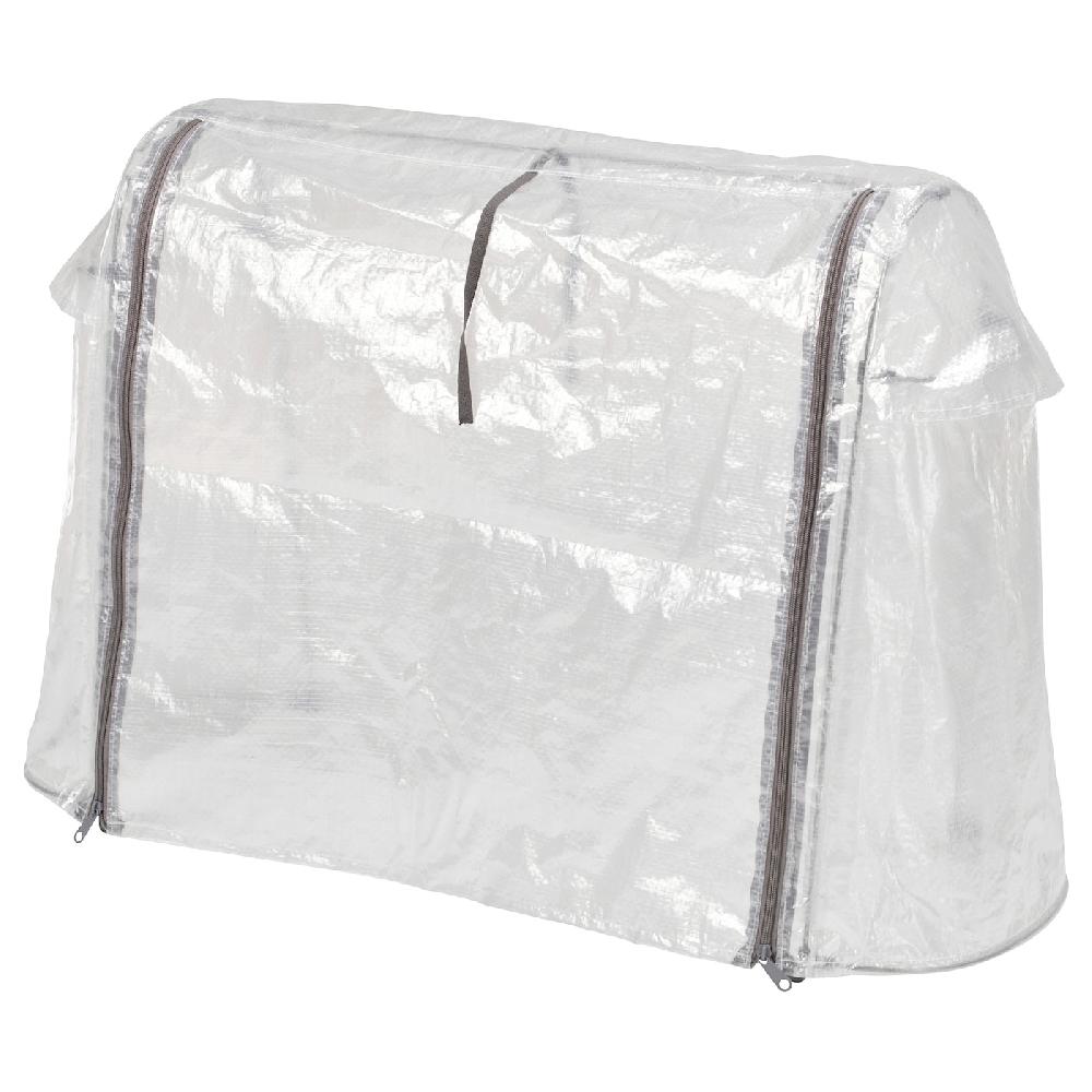 IKEA ASPAREN Custodia per fioriera da esterno/bianco trasparente 83x51x31 cm
