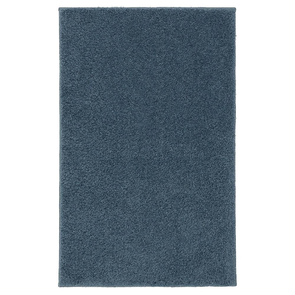 IKEA BACKMÅRA Tappeto Per Bagno Blu Grigio Scuro 50x80 Cm