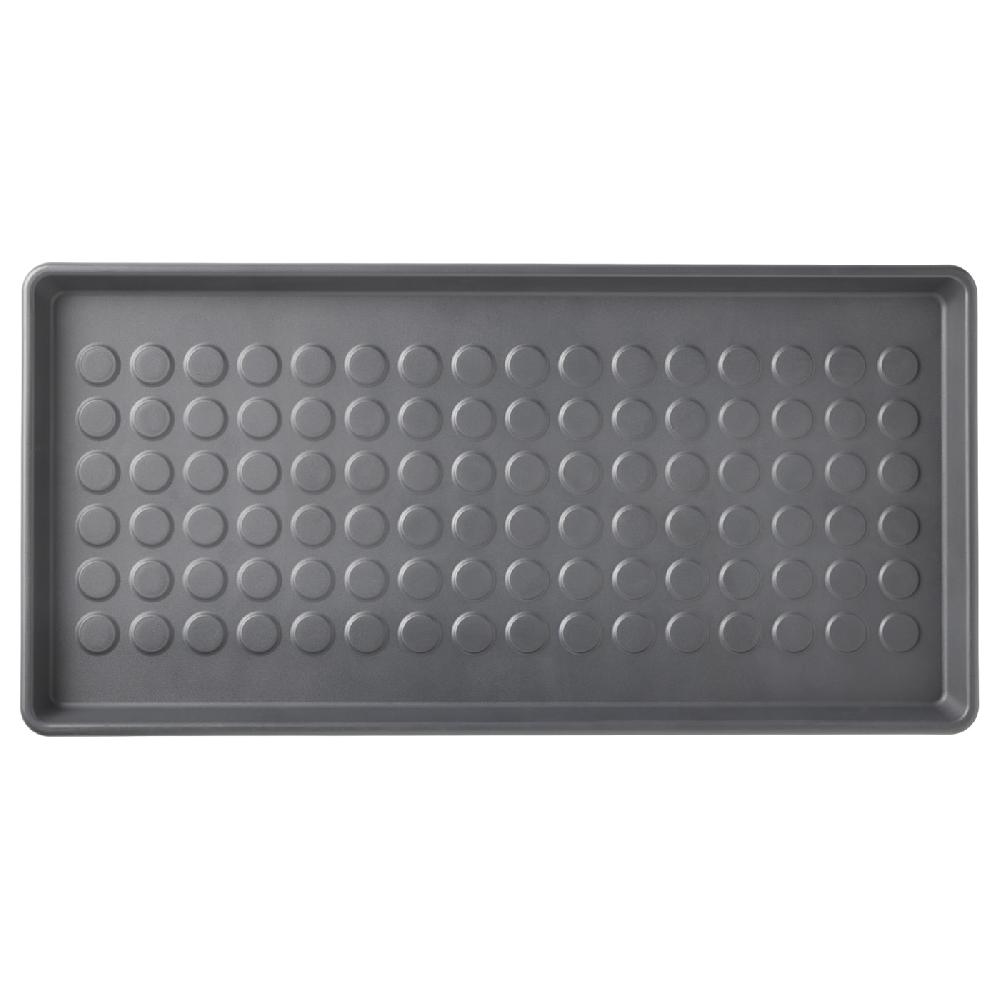 IKEA BAGGMUCK Tappetino per scarpe da interno/esterno/grigio 71x35 cm