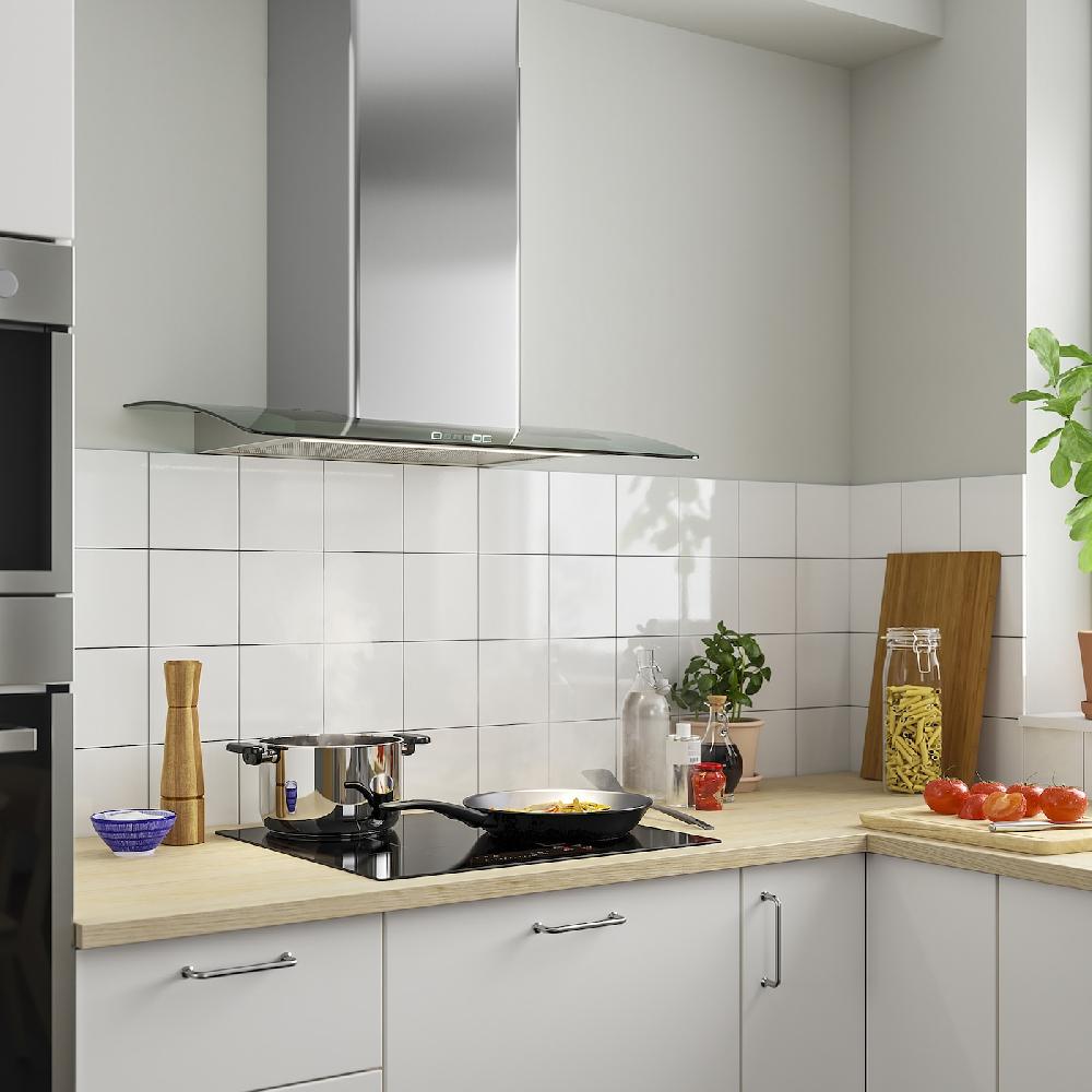 IKEA BALANSERAD Cappa Da Fissare Alla Parete Inox/vetro 80 Cm