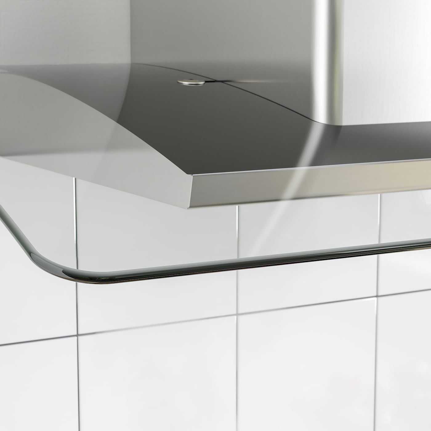 IKEA BALANSERAD Cappa Da Fissare Alla Parete Inox/vetro 80 Cm