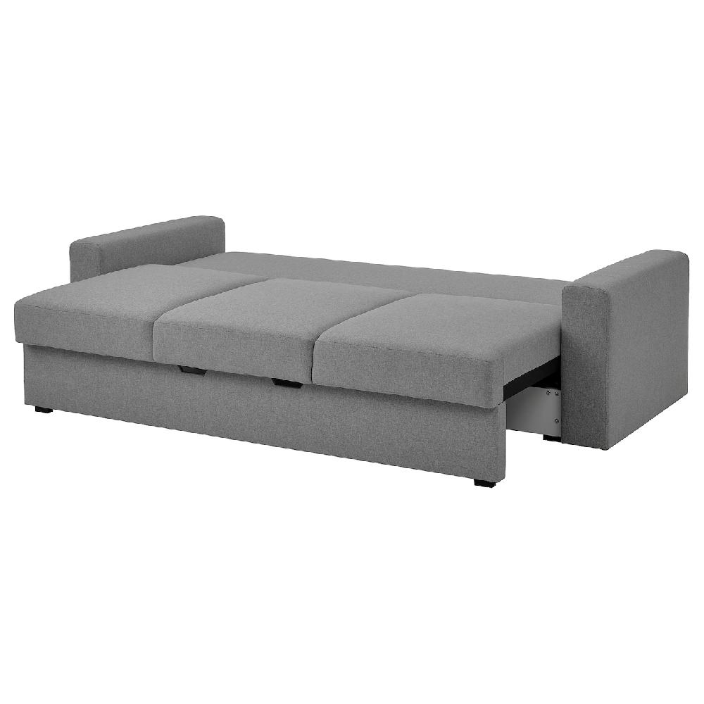 IKEA BÅRSLÖV Divano Letto A 3 Posti Tibbleby Beige/grigio