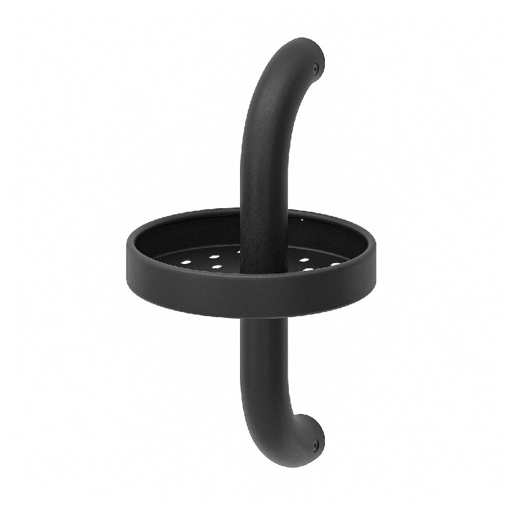 IKEA BÄSINGEN Mensolina per doccia antracite 16x29 cm