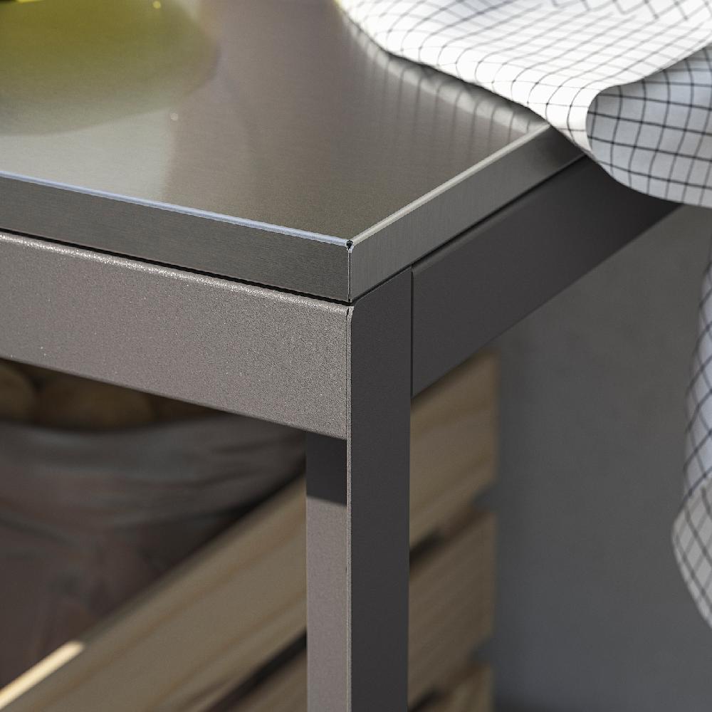 IKEA BÅTSKÄR Elemento A Giorno Per Cucina Da Esterno/grigio Scuro 60x60 Cm