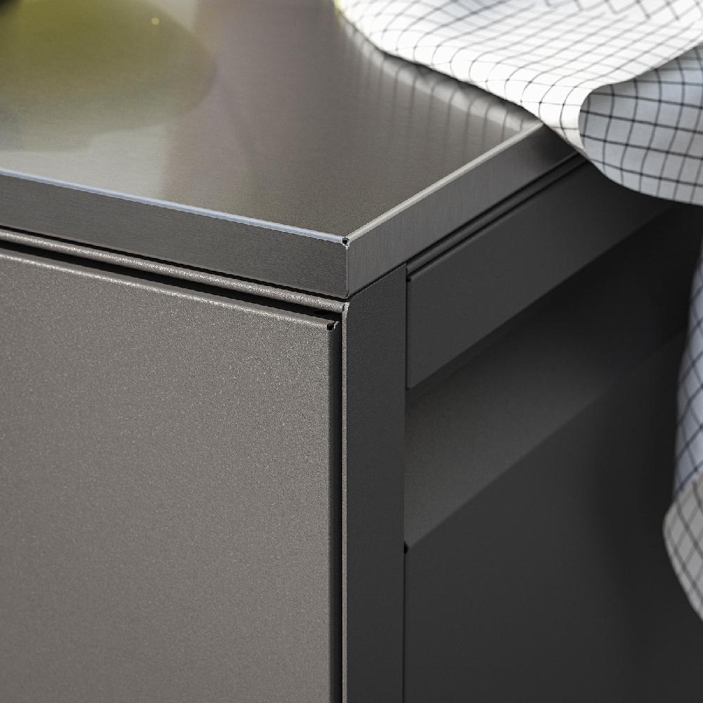 IKEA BÅTSKÄR Elemento Per Lavello Da Esterno/grigio Scuro 120x60 Cm