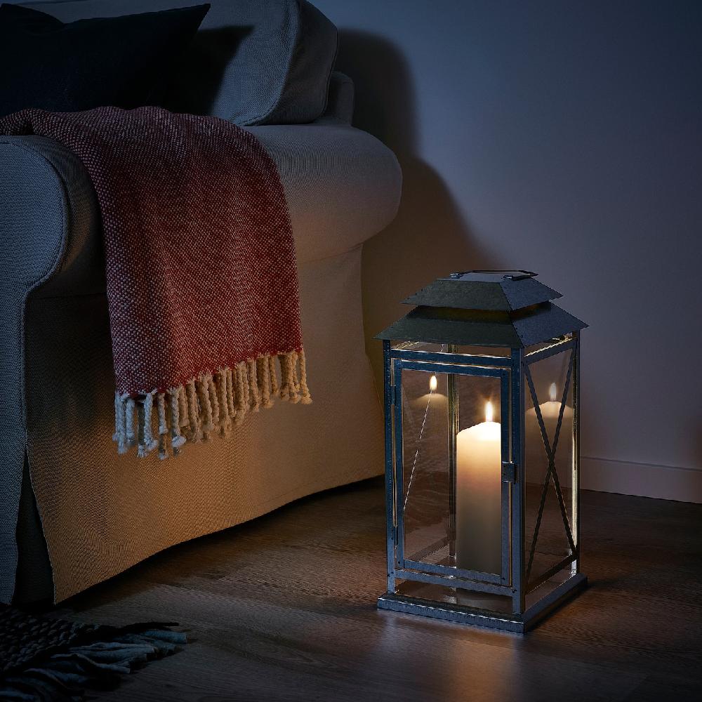 IKEA BEFÄSTA Lanterna Per Cero Interno/esterno Galvanizzato 44 Cm