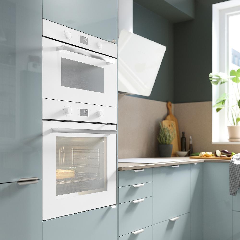 IKEA BEJUBLAD Forno Termoventilato IKEA 500/bianco Vetro