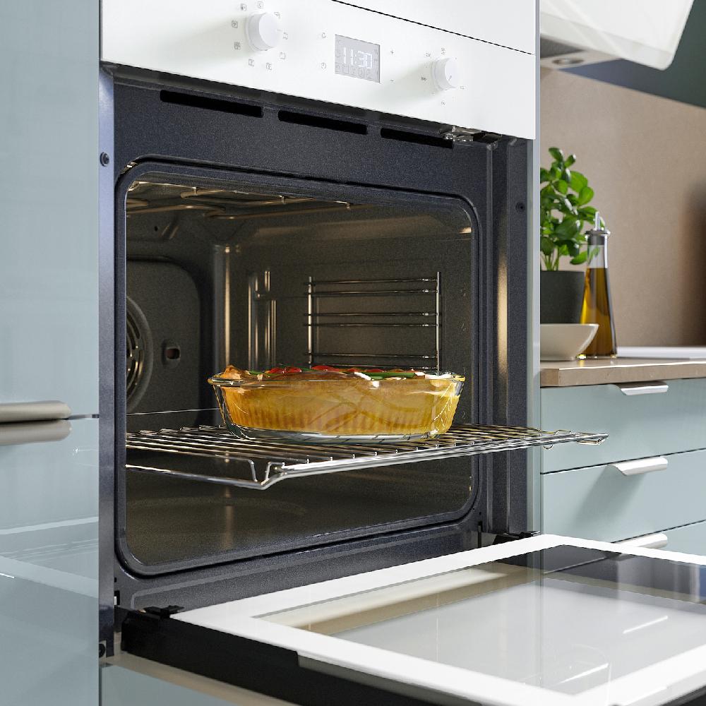 IKEA BEJUBLAD Forno Termoventilato IKEA 500/bianco Vetro