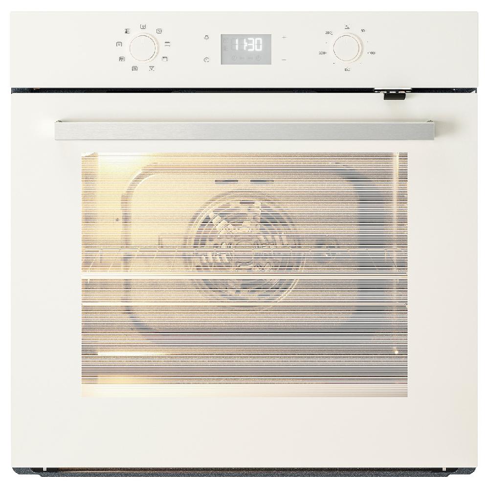 IKEA BEJUBLAD Forno termoventilato IKEA 500/bianco vetro