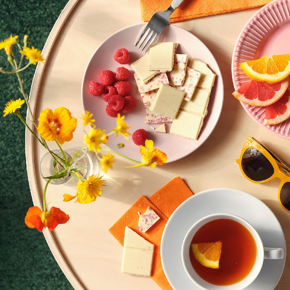 IKEA BELÖNING Tavoletta Di Cioccolato Bianco Con Lampone Certificato Rainforest Alliance 100 G