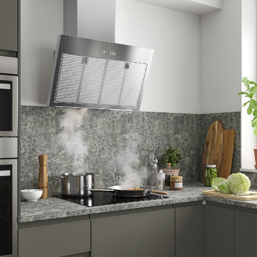 IKEA BEMÖTA Cappa Da Fissare Alla Parete Color Acciaio Inox 70 Cm