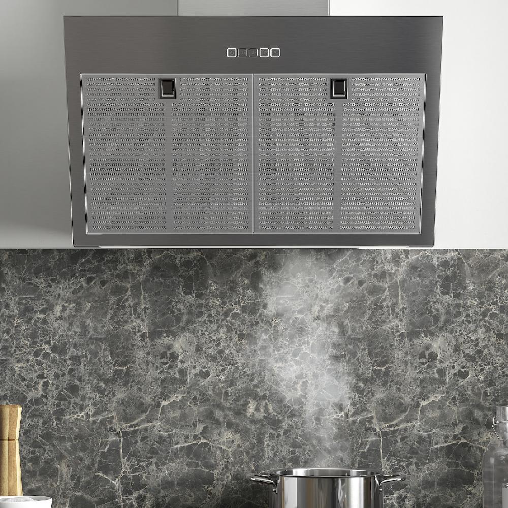 IKEA BEMÖTA Cappa Da Fissare Alla Parete Color Acciaio Inox 70 Cm