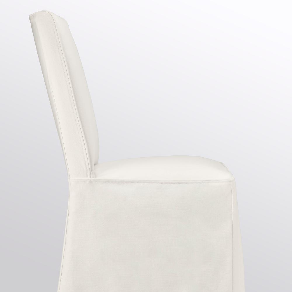 IKEA BERGMUND Sedia Con Fodera Lunga Bianco/Inseros Bianco