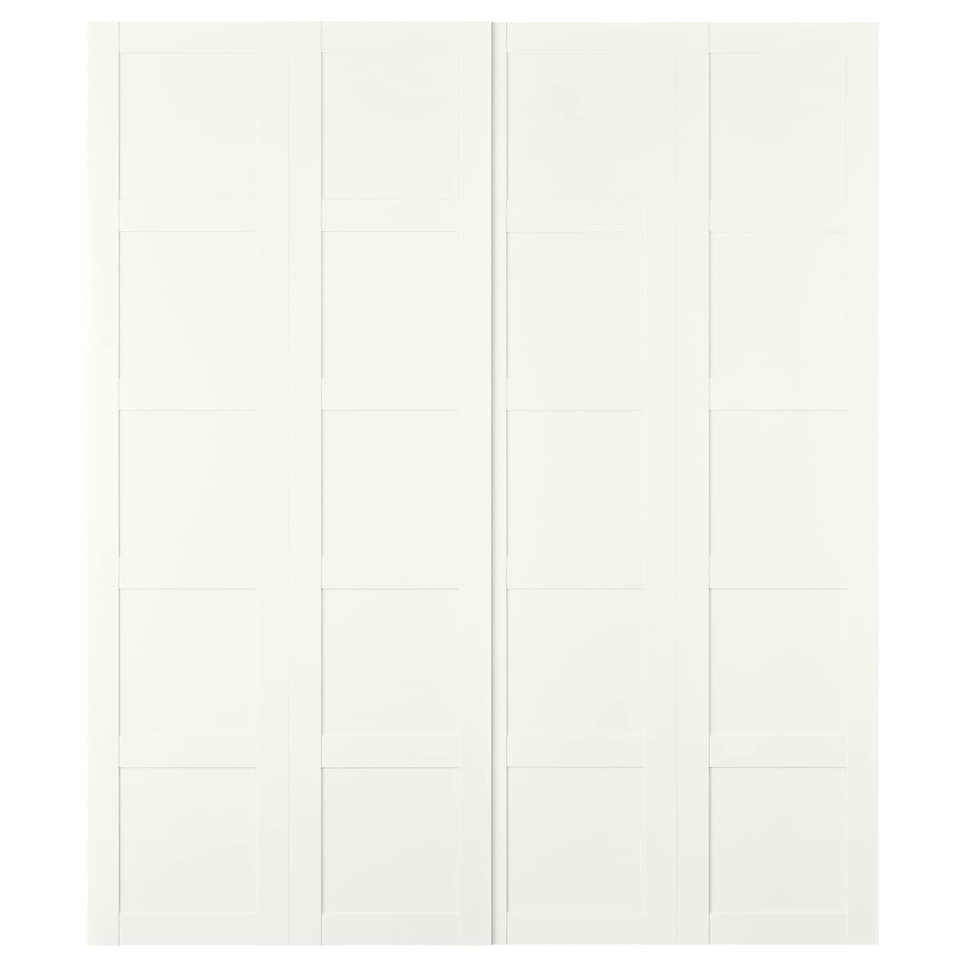 IKEA BERGSBO Coppia di ante scorrevoli bianco 200x236 cm