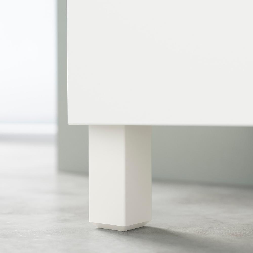 IKEA BESTÅ Combinazione + Ante/cassetti Bianco/Lappviken/Stubbarp Bianco 120x42x112 Cm