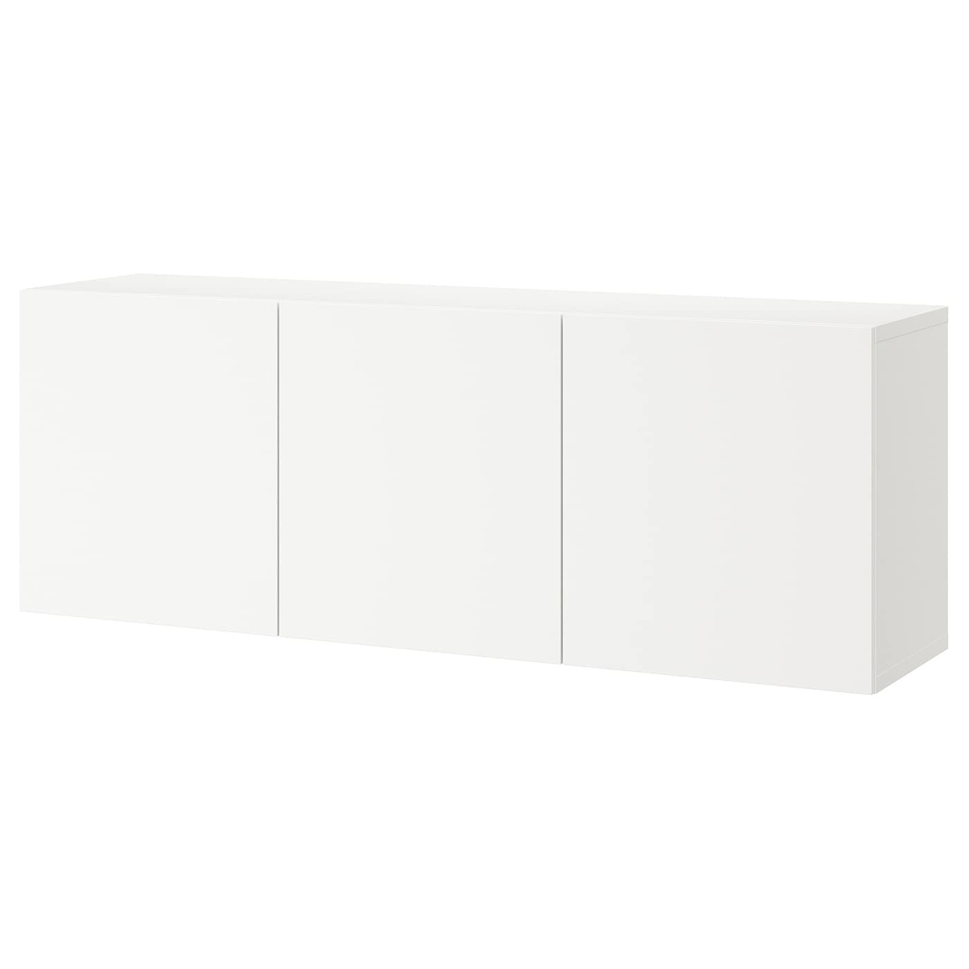 IKEA BESTÅ Combinazione di mobili da parete bianco/Lappviken bianco 180x42x64 cm