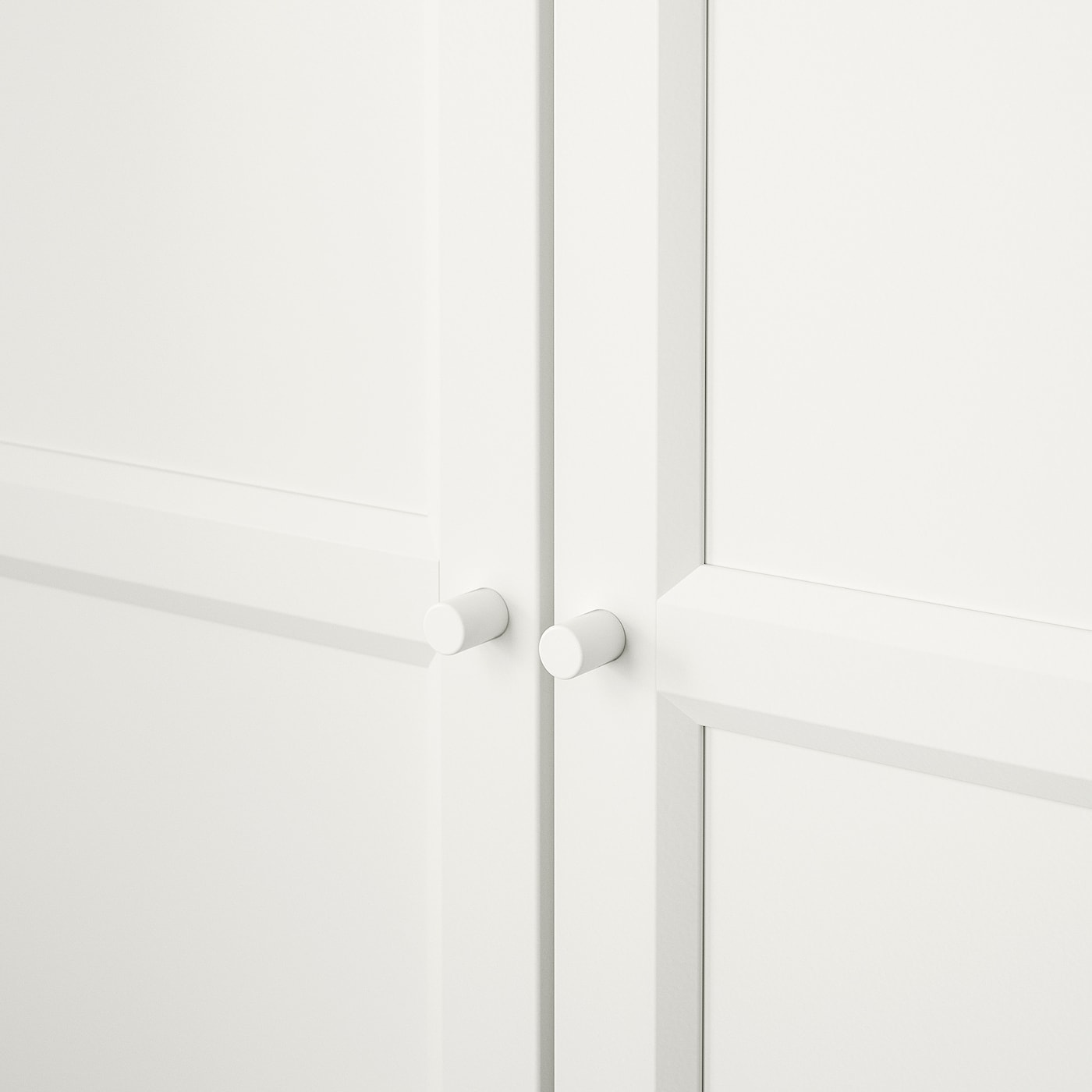 IKEA BILLY / OXBERG Libreria Con Ante Bianco 80x30x202 Cm