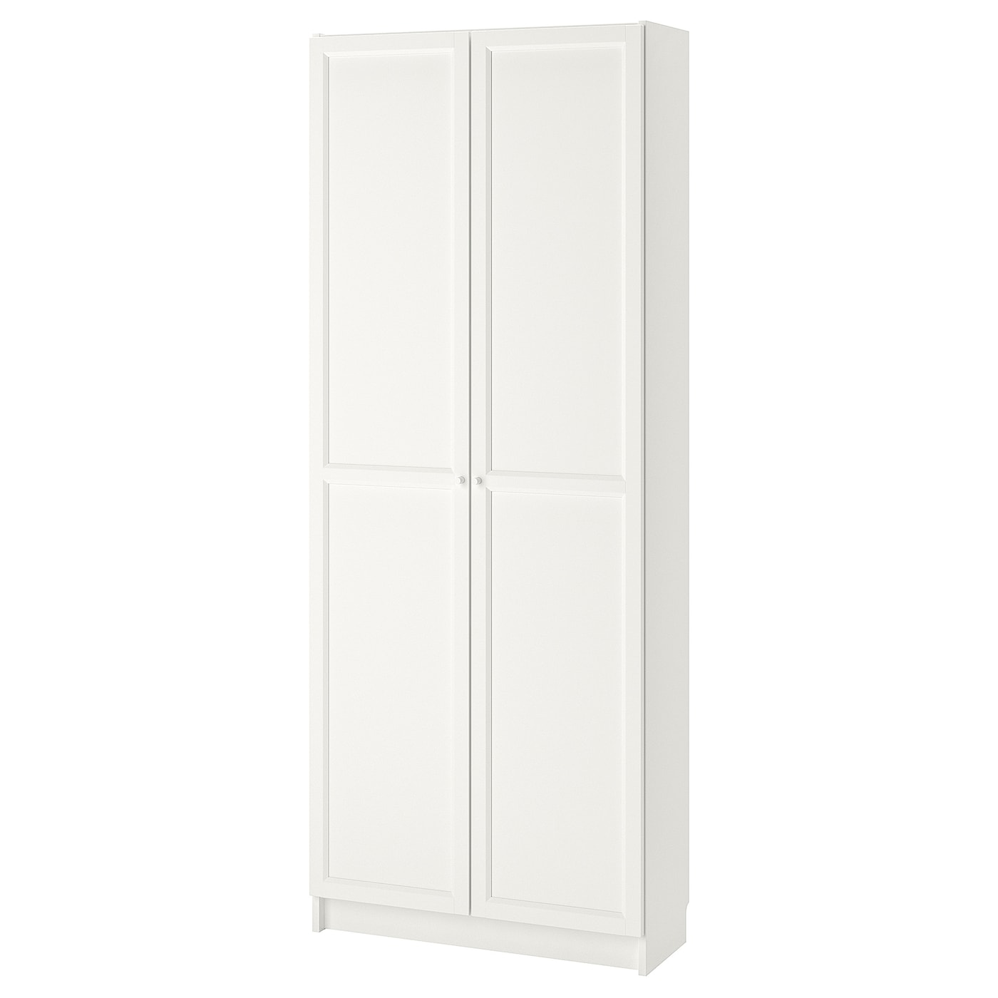 IKEA BILLY / OXBERG Libreria con ante bianco 80x30x202 cm