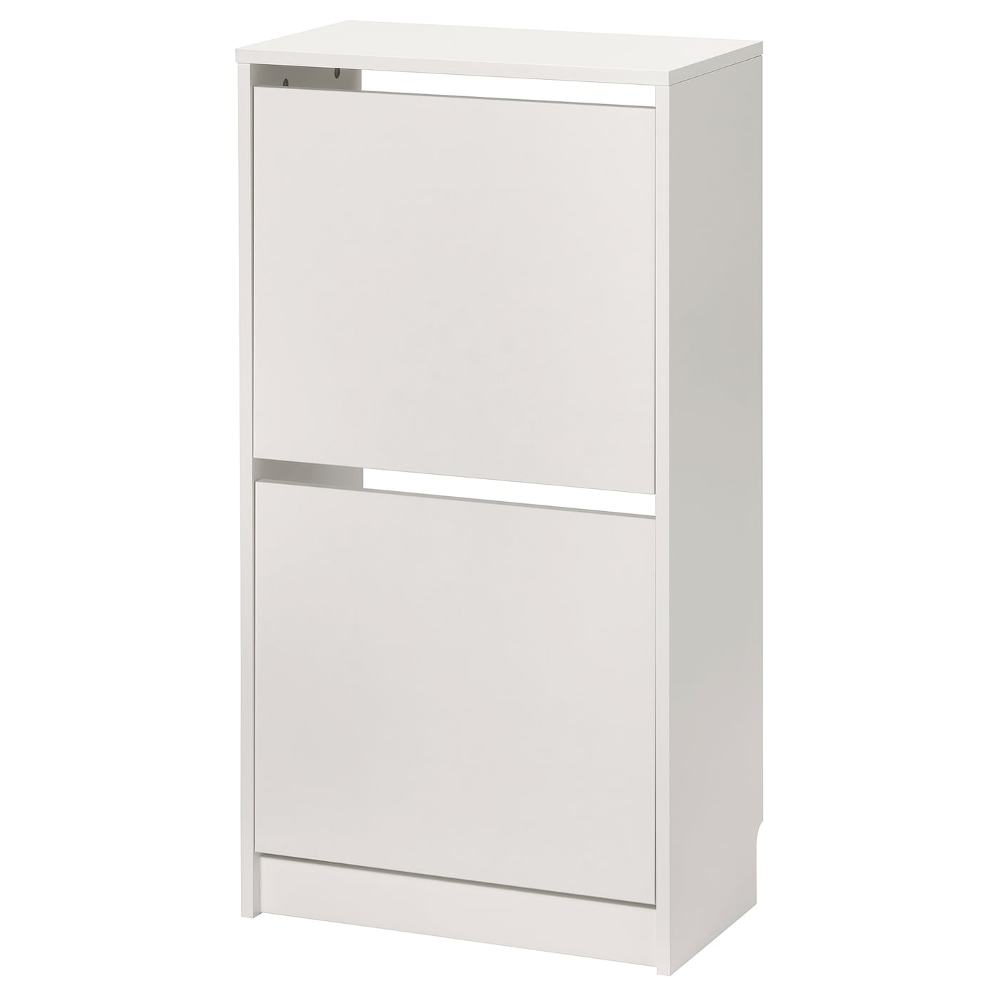 IKEA BISSA Scarpiera a 2 scomparti bianco 49x28x93 cm