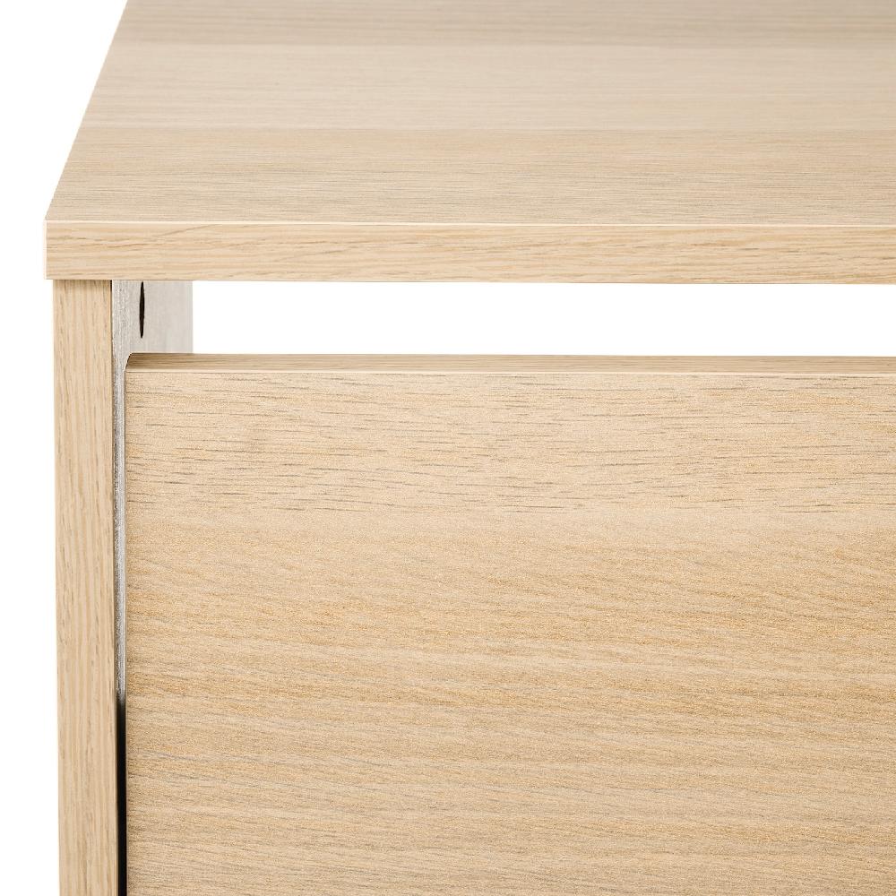 IKEA BISSA Scarpiera A 3 Scomparti Effetto Rovere 49x28x135 Cm
