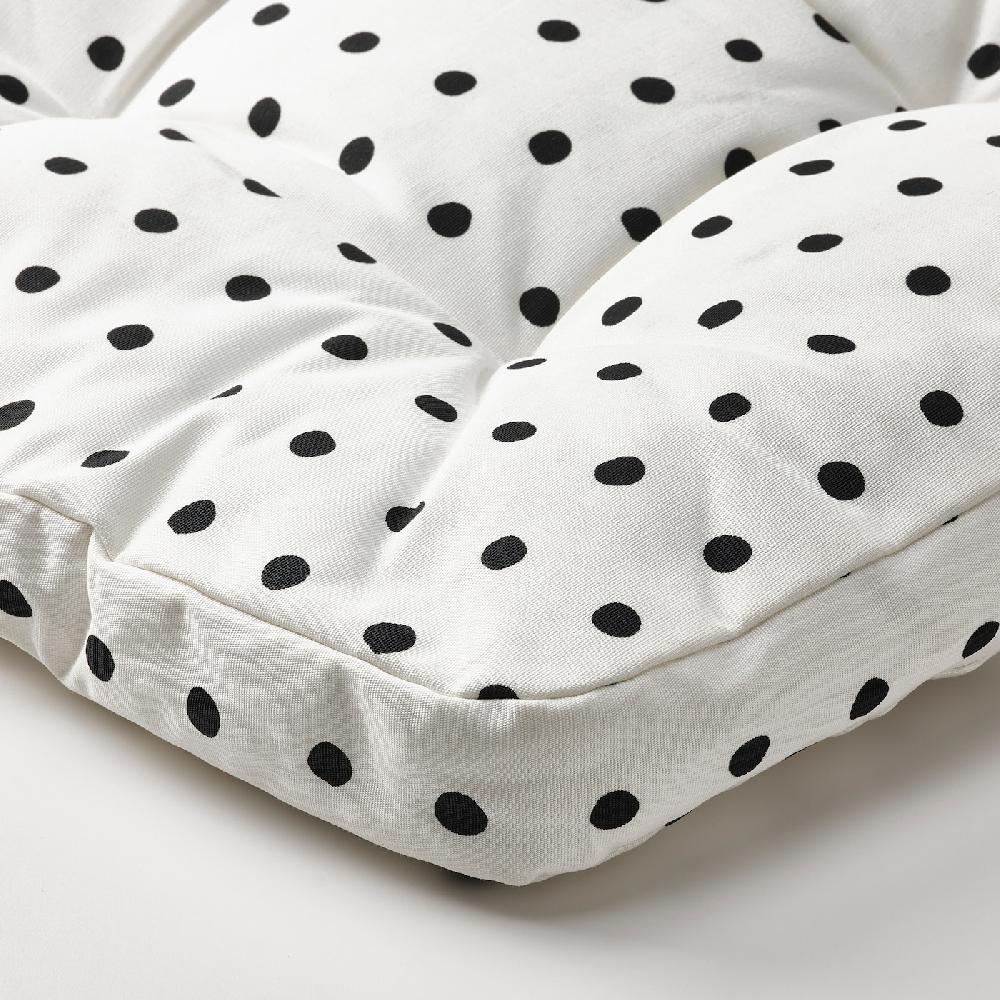 IKEA BJÖRKTRAST Cuscino Per Poltroncina Bianco/nero