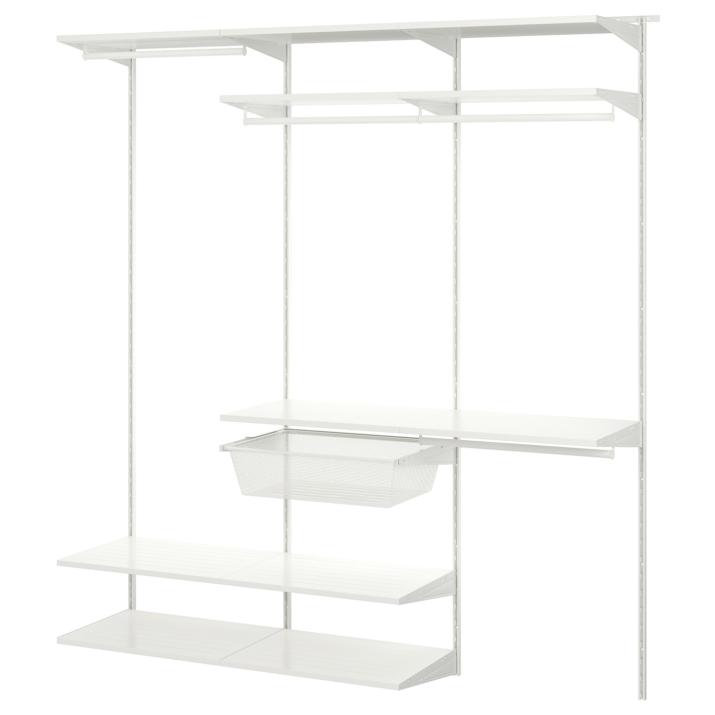 IKEA BOAXEL Combinazione di guardaroba bianco 187x40x201 cm