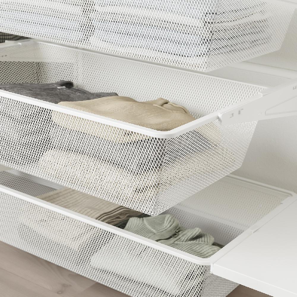 IKEA BOAXEL Combinazione Di Guardaroba Bianco 250x40x201 Cm