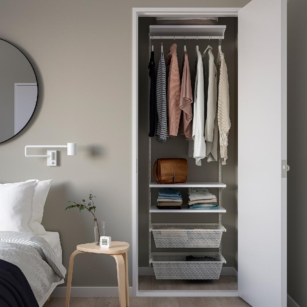 IKEA BOAXEL Combinazione Di Guardaroba Bianco 62x40x201 Cm