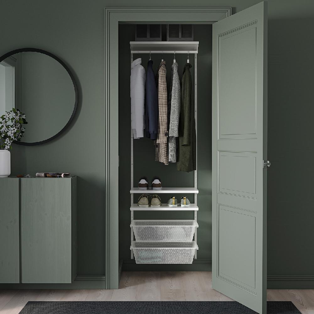 IKEA BOAXEL Combinazione Di Guardaroba Bianco 62x40x201 Cm