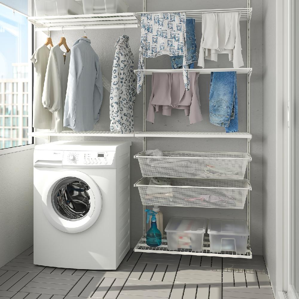 IKEA BOAXEL Combinazione Per Lavanderia Bianco 165x40x201 Cm