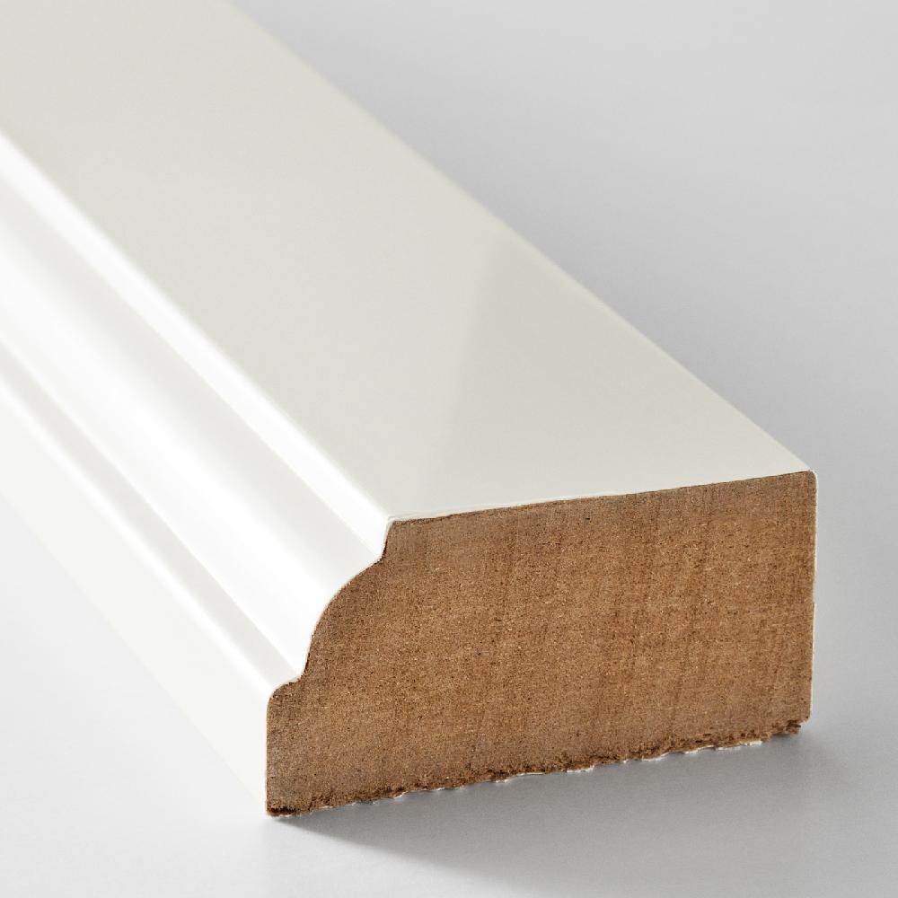 IKEA BODBYN Lista Sottopensile Profilata Bianco Sporco 221x6 Cm