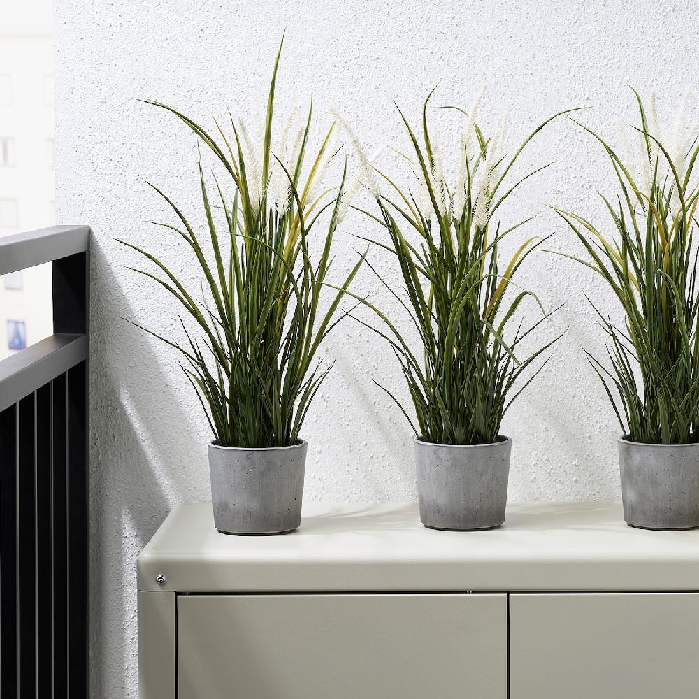 IKEA BOYSENBÄR Portavasi Da Interno/esterno Grigio Chiaro 9 Cm