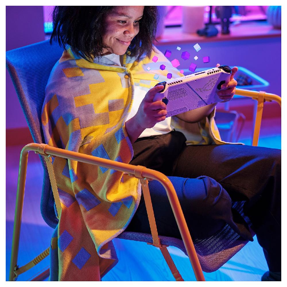 IKEA BRÄNNBOLL Plaid Blu Pallido/giallo Canarino 130x170 Cm