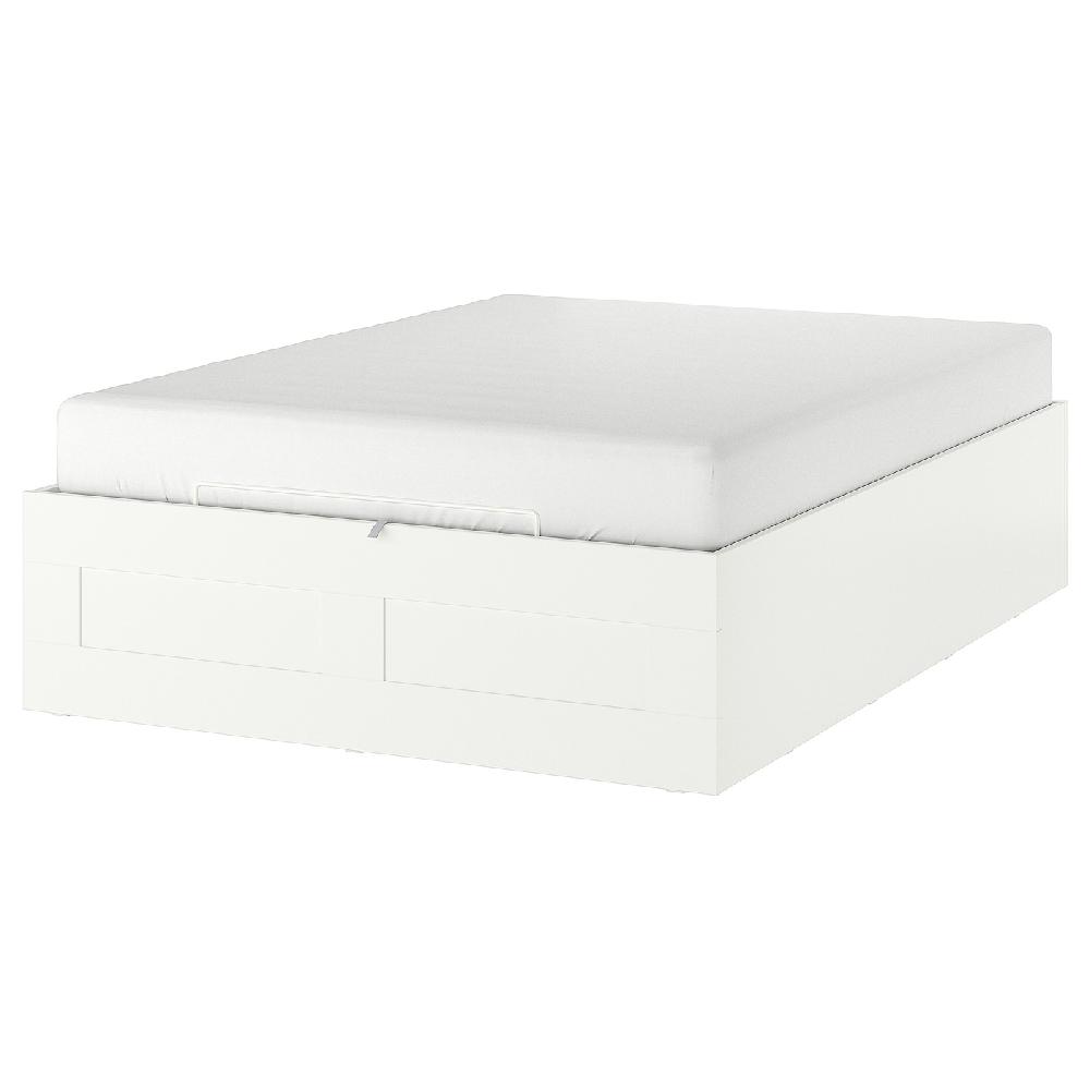 IKEA BRIMNES Struttura letto con contenitore bianco 160x200 cm