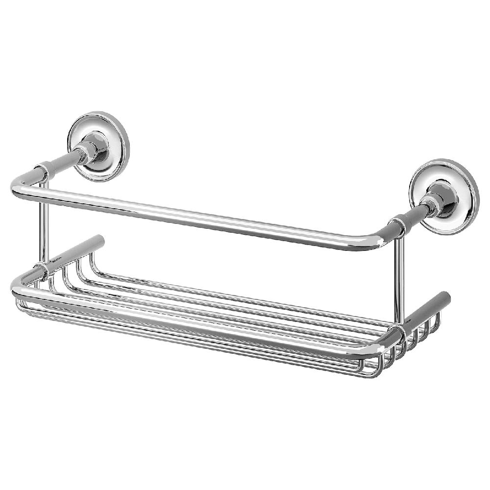 IKEA BROFJÄRDEN Mensolina per doccia effetto cromato 33x12 cm