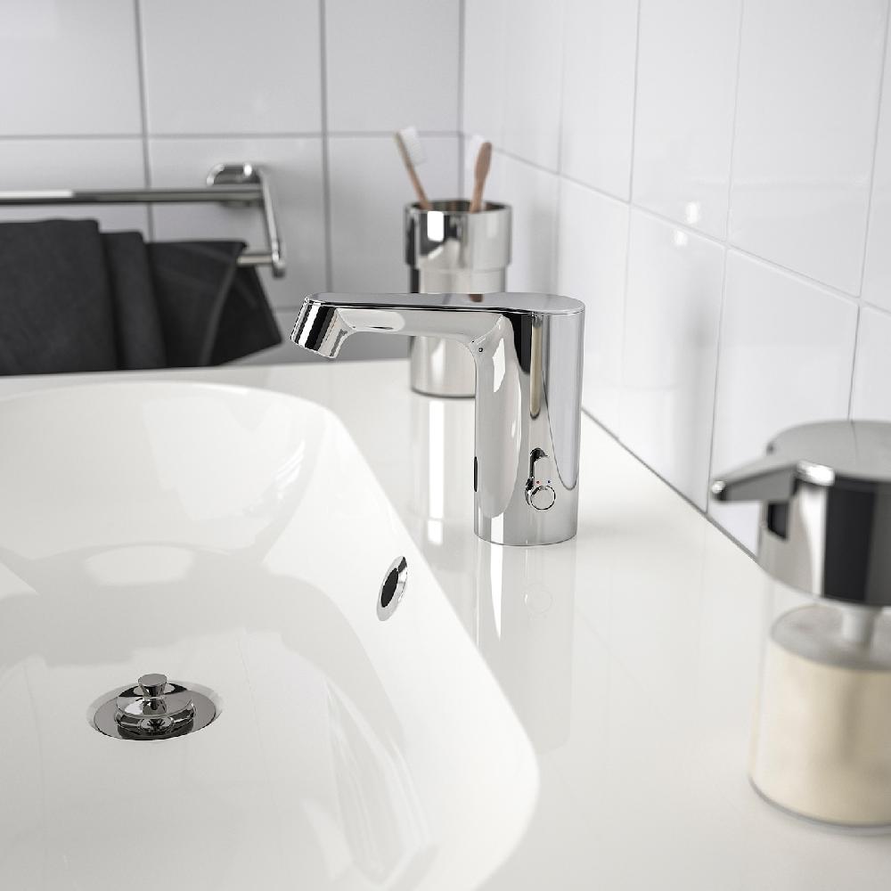 IKEA BROGRUND Miscelatore Per Lavabo Con Sensore Cromato