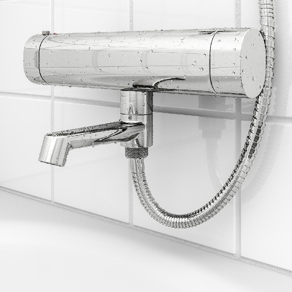 IKEA BROGRUND Miscelatore Termostatico Bagno/docc Cromato 150 Mm