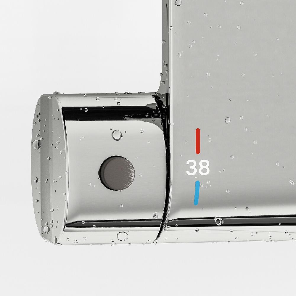 IKEA BROGRUND Miscelatore Termostatico Per Doccia Cromato 150 Mm