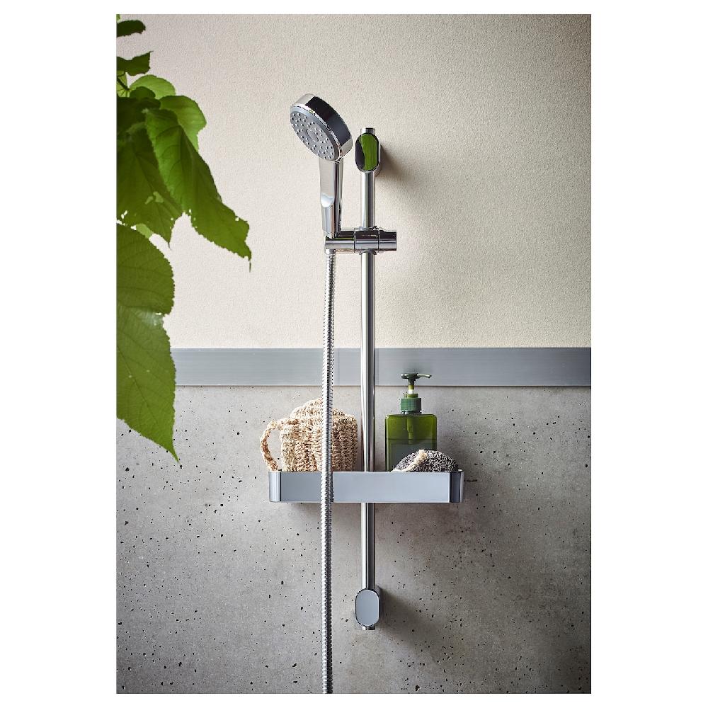 IKEA BROGRUND Set Doccetta/asta Per Saliscendi Cromato