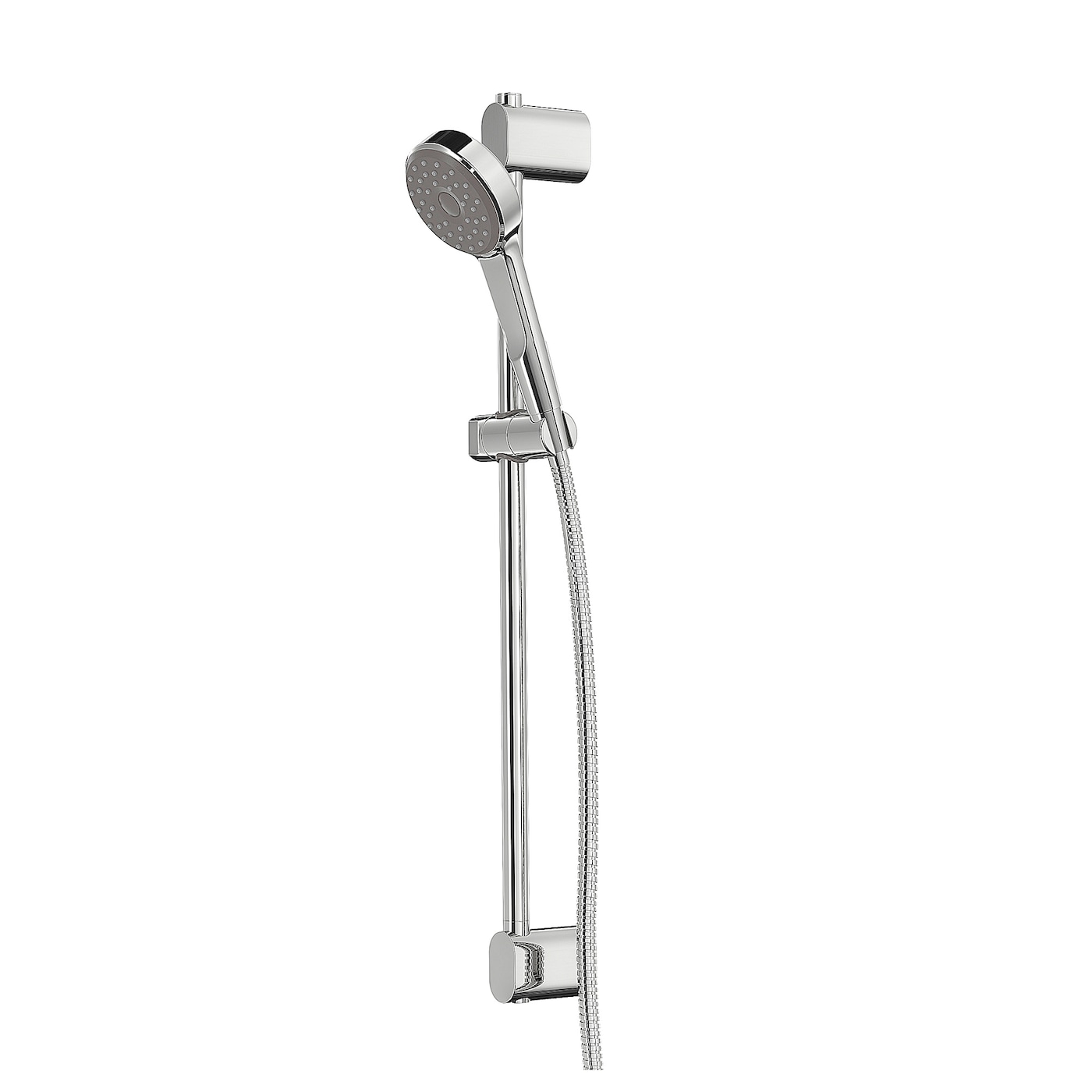 IKEA BROGRUND Set doccetta/asta per saliscendi cromato