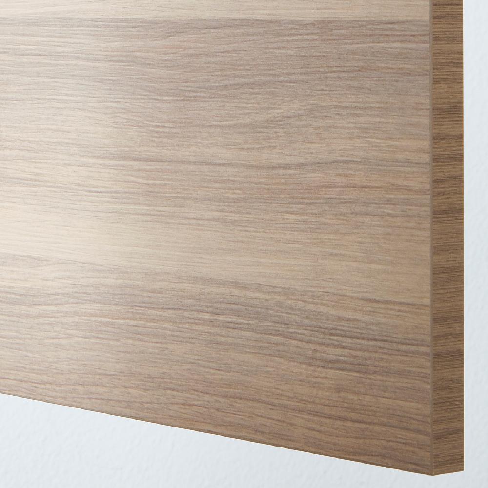 IKEA BROKHULT Rivestimento Laterale Effetto Noce Grigio Chiaro 62x80 Cm