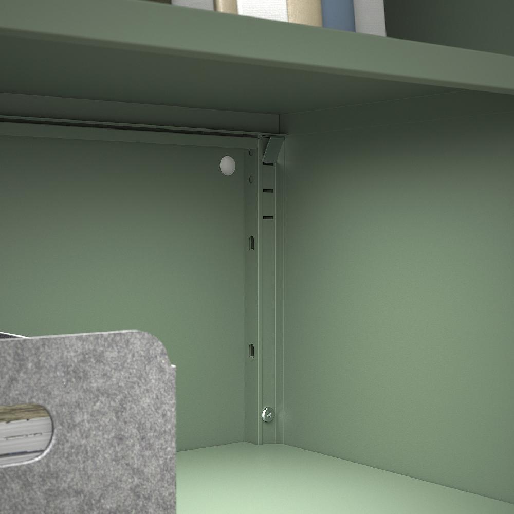 IKEA BROR Mobile Con 2 Ante Grigio-verde 76x40x66 Cm