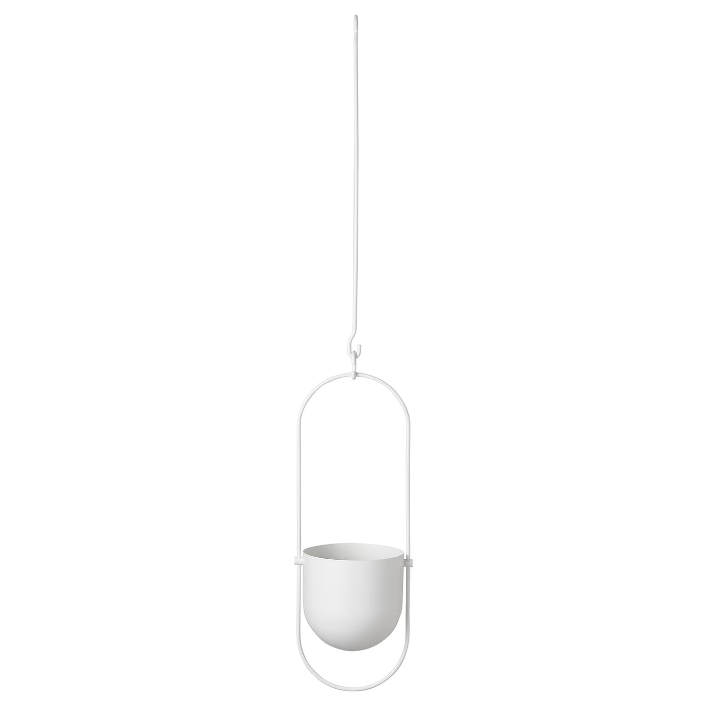 IKEA CHILISTRÅN Portavasi pensile da interno/esterno bianco 12 cm